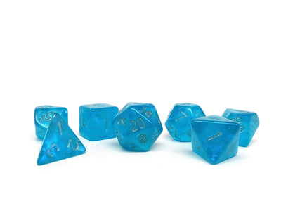 Frosted Waves - 7 Piece Dice Set