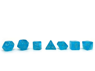 Frosted Waves - 7 Piece Dice Set