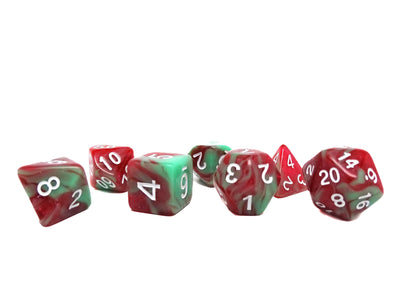 Strawberry Mint - 7 Piece Dice Set