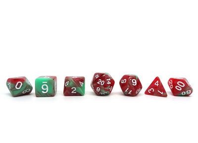 Strawberry Mint - 7 Piece Dice Set