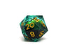 35mm Giant Eye D20 - Gold Numbering