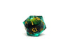 35mm Giant Eye D20 - Gold Numbering