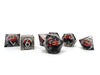 Fire Eyes Sharp Edge 7 Piece Dice Set