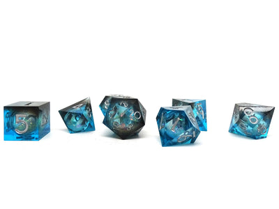 Star Core Sharp Edge Liquid-Core 7 Piece Dice Set