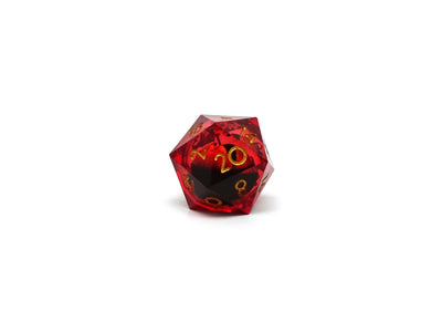 Crimson Eyes Sharp Edge Dice Set