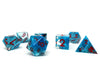 Coastal Reef Sharp Edge 7 Piece Dice Set