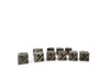 10 Piece Metal Counter Dice D6 - 12mm Legendary Copper Minus