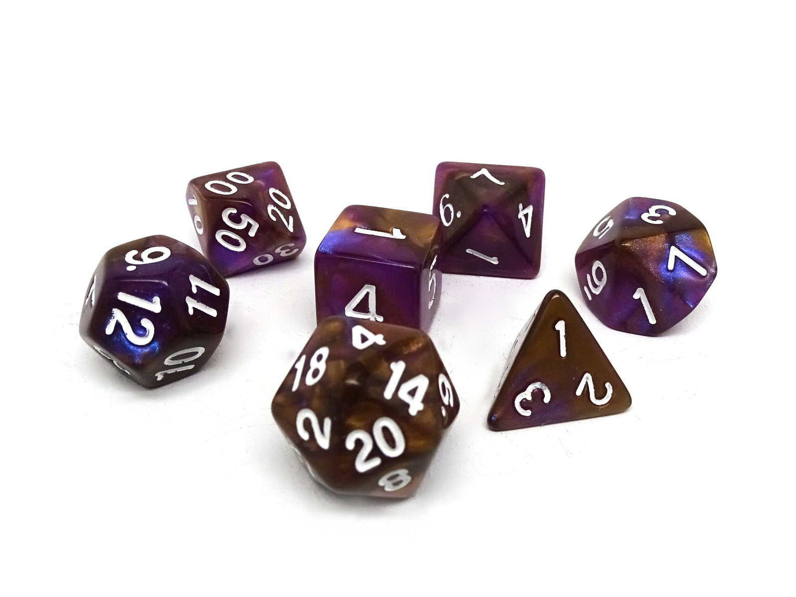 twilight ember dice set