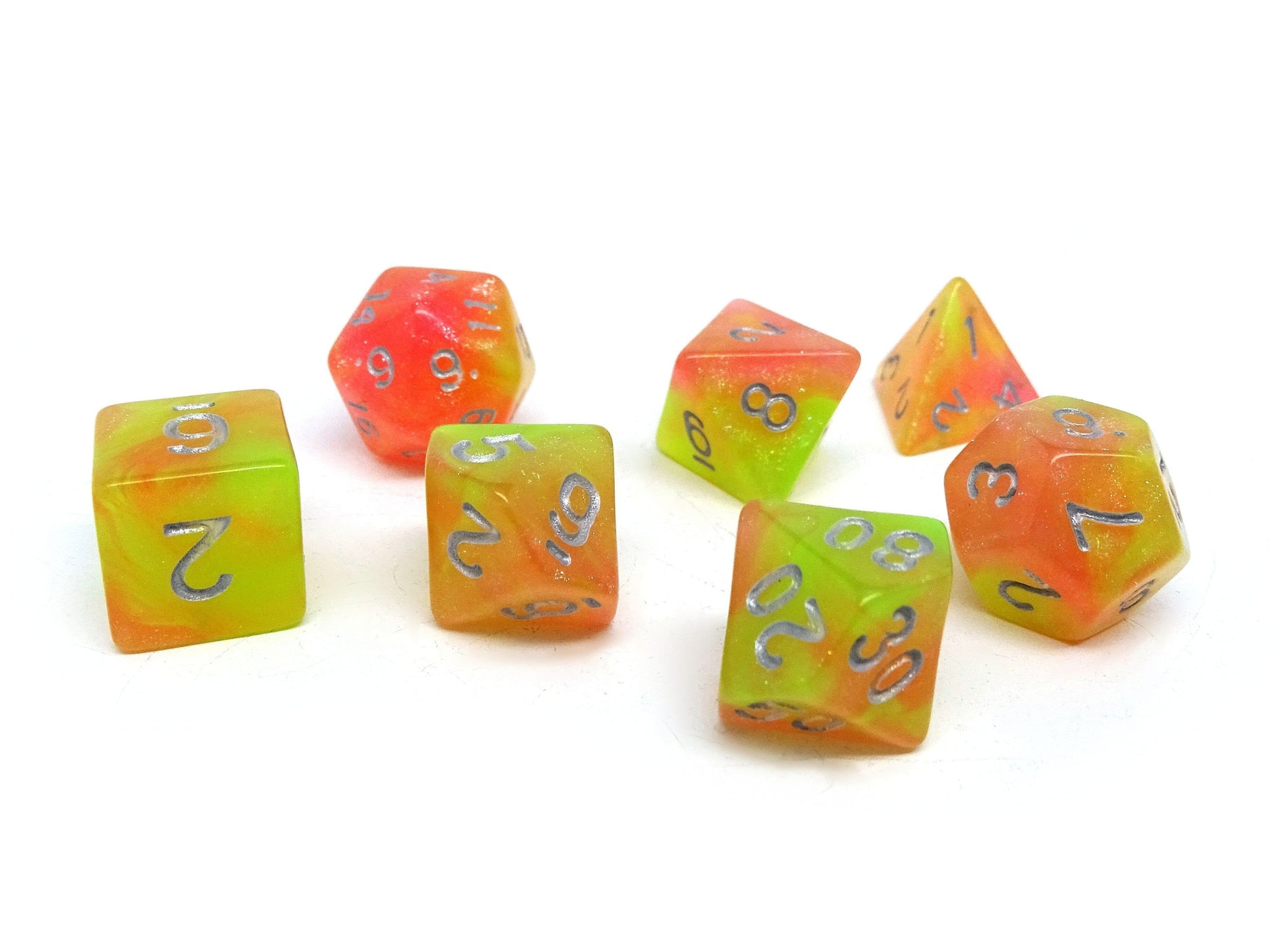 Solar Flare - 7 Piece Dice Set