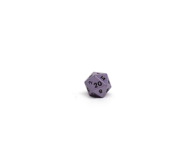 Mini Forget Violet Slate - 7 Piece Metal Dice Set