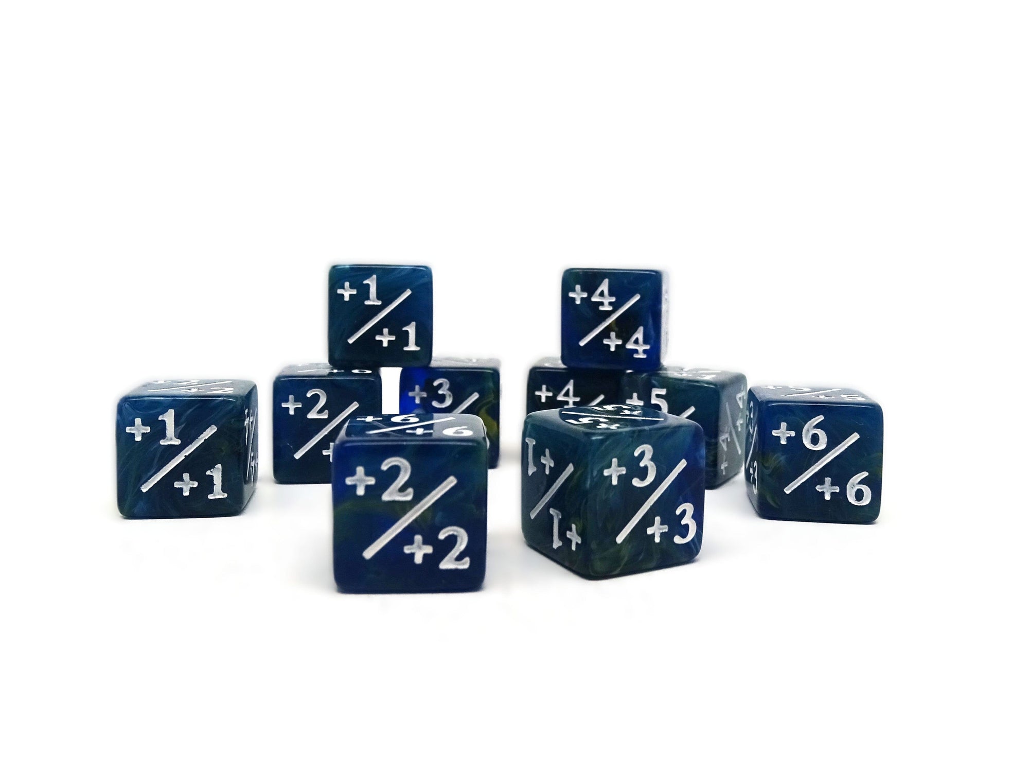 10 Piece Counter Dice D6 - Tidebound - Plus