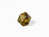 35mm Limited Edition Gold Dragon Face Metal Dice D20