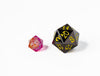 35mm Limited Edition Gunmetal Dragon Face Metal Dice D20