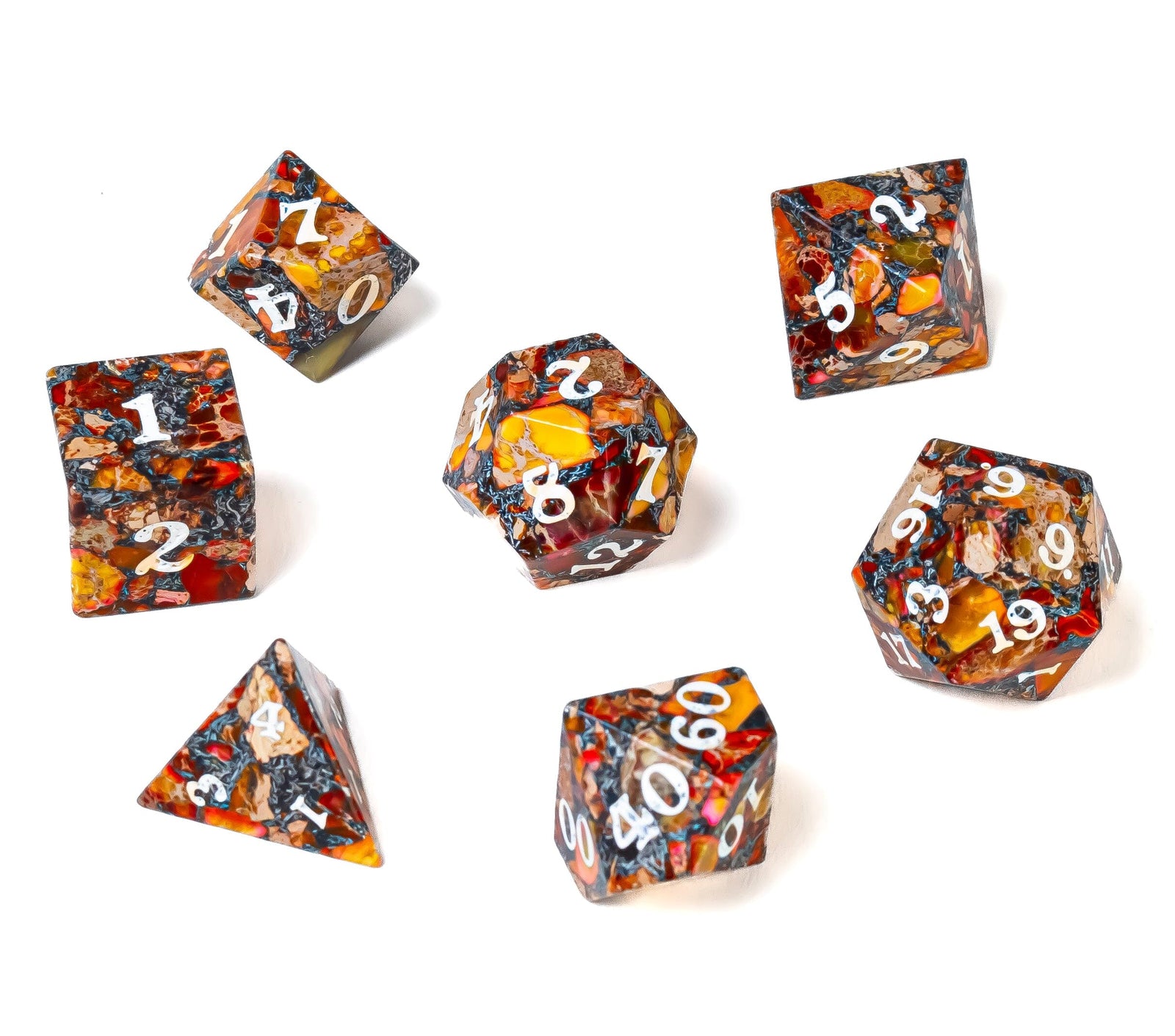 Wizard Stone Dice - Lava Pool