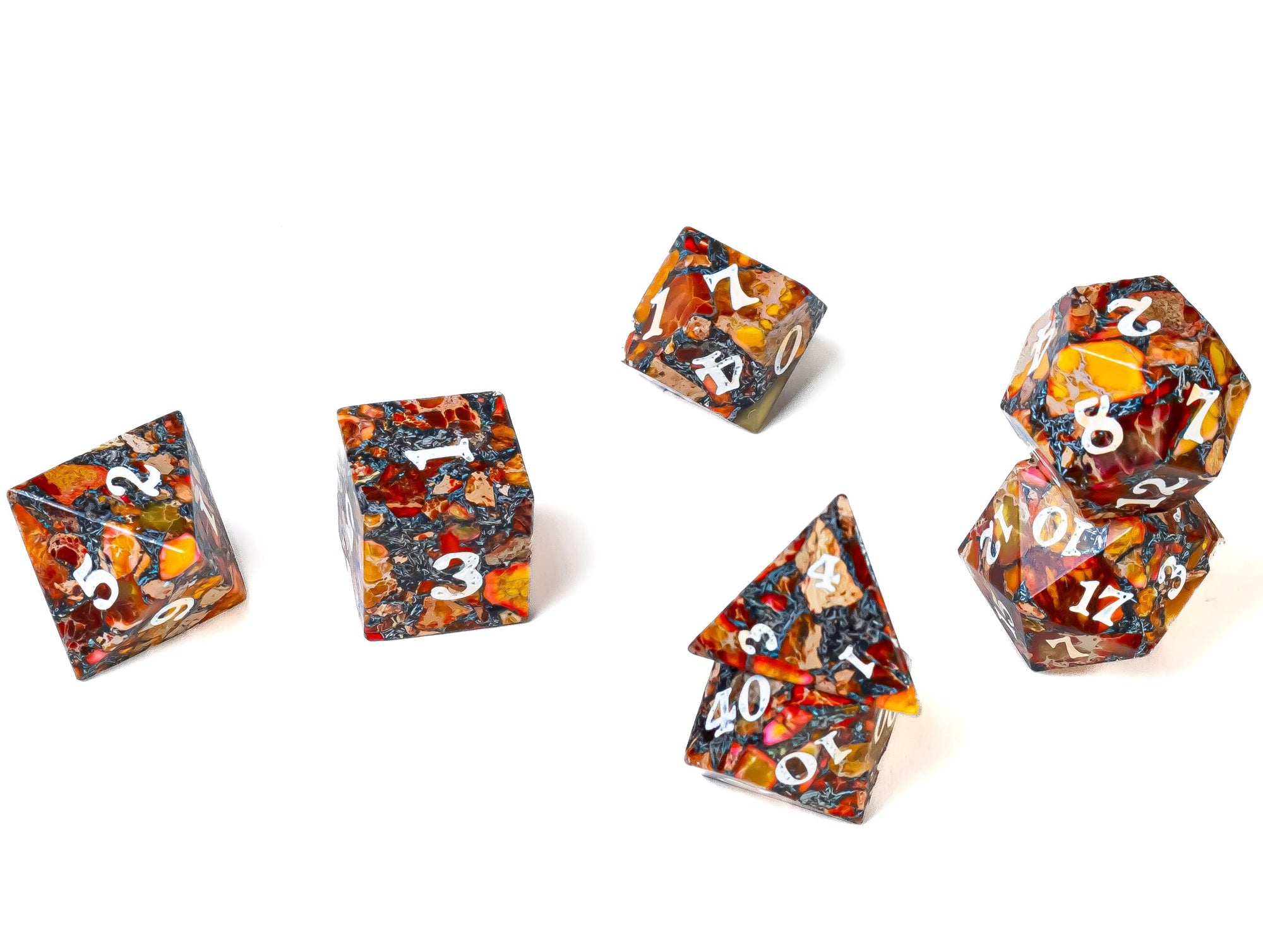 Wizard Stone Dice - Lava Pool
