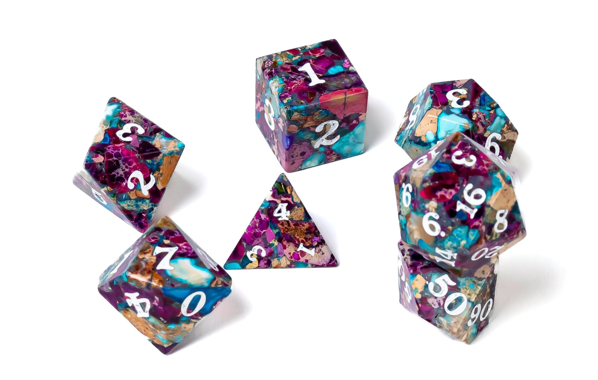 Wizard Stone Dice - Chaotic Mist