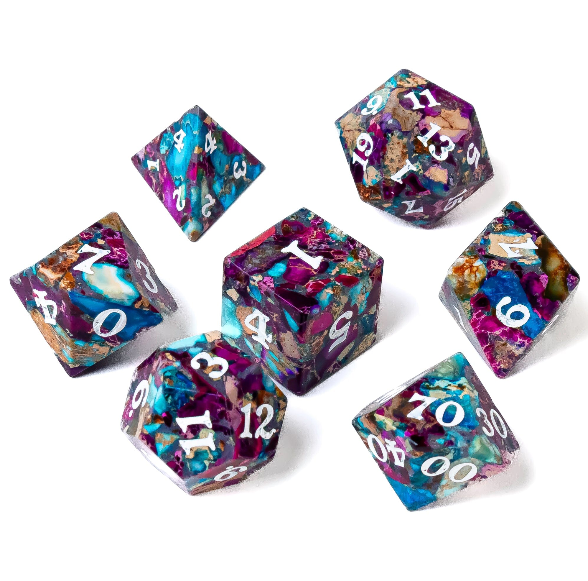 Wizard Stone Dice - Chaotic Mist