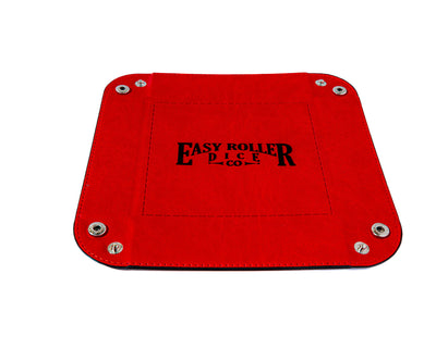 Collapsible Snap Dice Tray - Red Interior