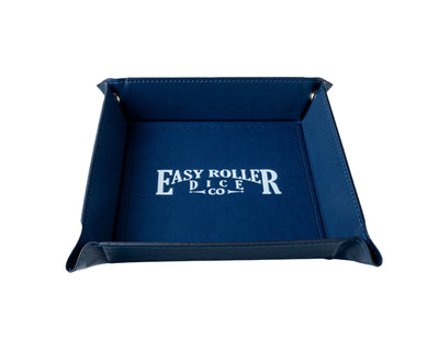 Collapsible Snap Dice Tray - Blue Interior