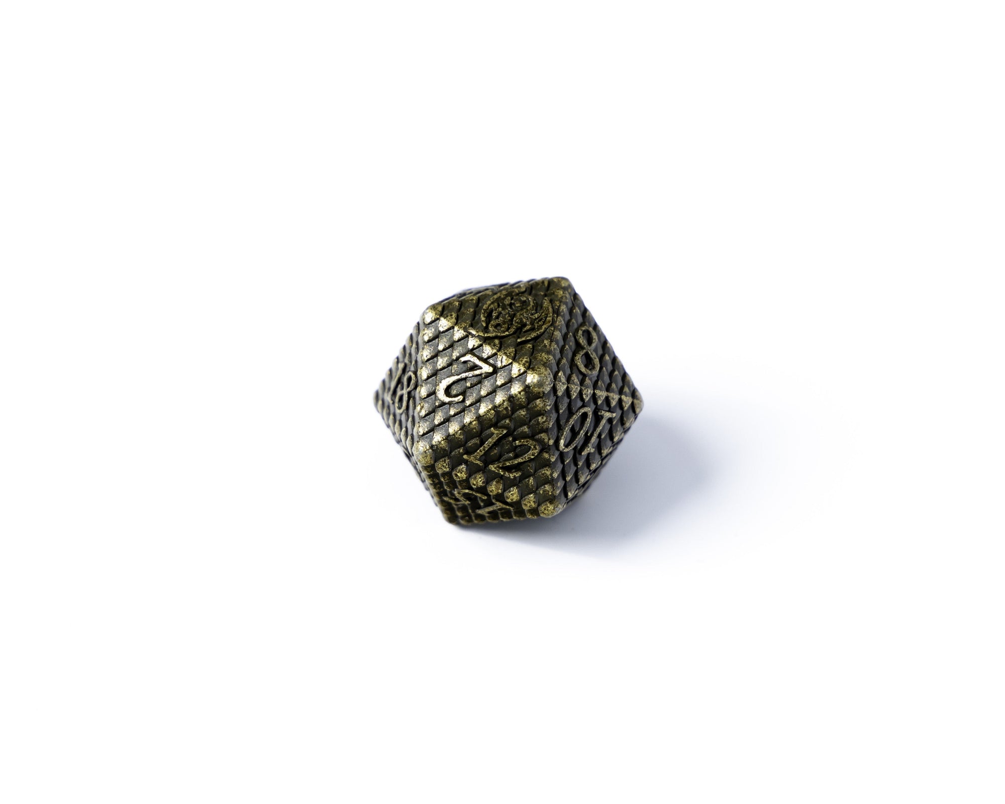 Gold Dragon Scale - Single D20