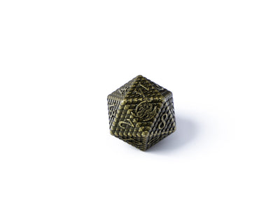 Gold Dragon Scale - Single D20