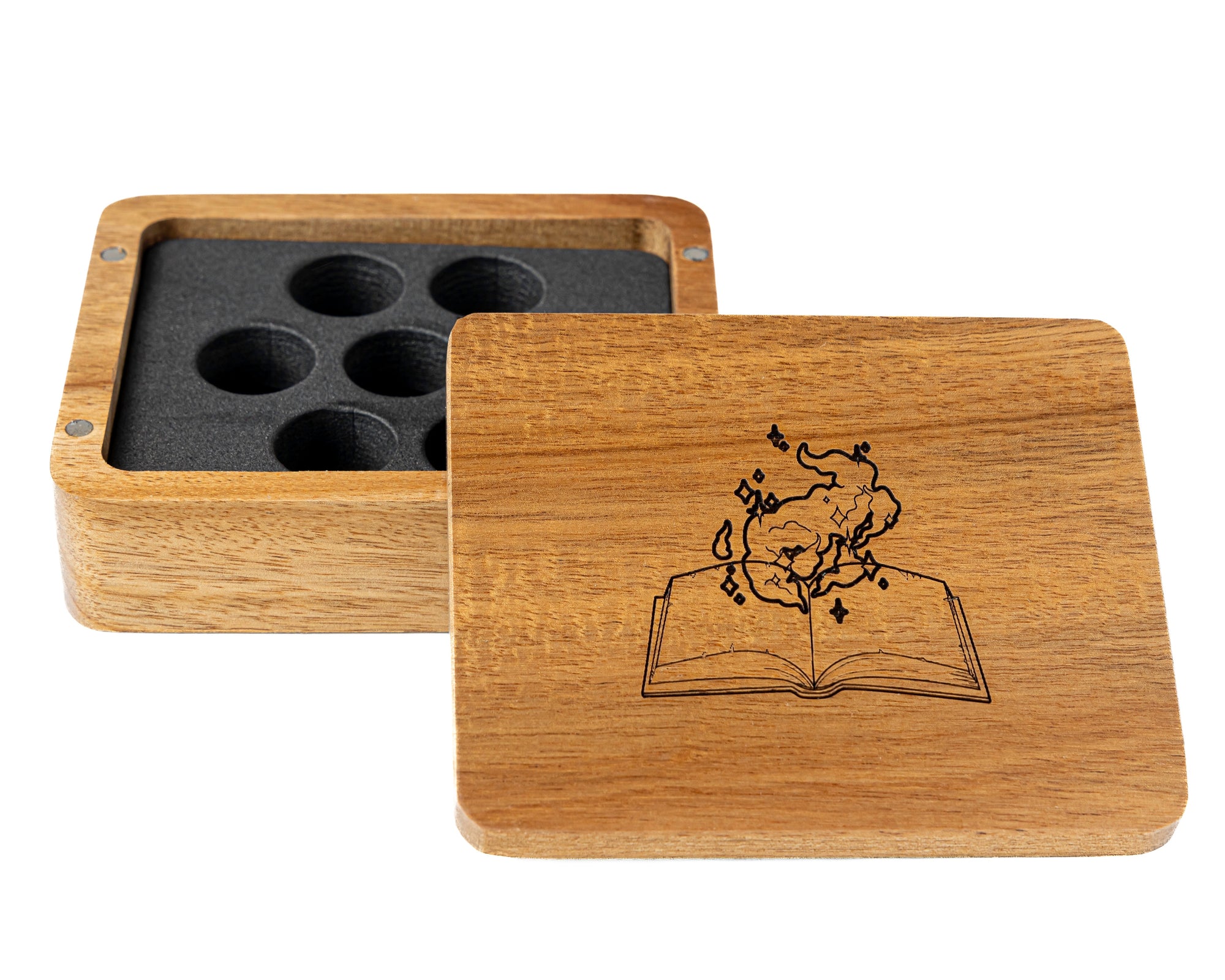 wizard wooden case acacia wood