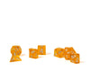 Perpetual Sunlight Sharp Edge Dice Set