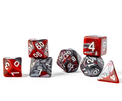 Night Blood - 7 Piece Dice Set