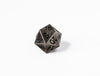 35mm Limited Edition Silver Dragon Face Metal Dice D20