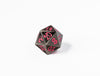 35mm Limited Edition Silver Dragon Face Metal Dice D20