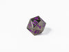 35mm Limited Edition Silver Dragon Face Metal Dice D20