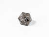 35mm Limited Edition Silver Dragon Face Metal Dice D20