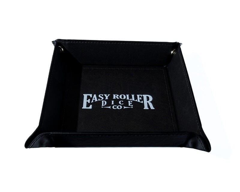 Collapsible Snap Dice Tray - Black Interior - Easy Roller Dice Company