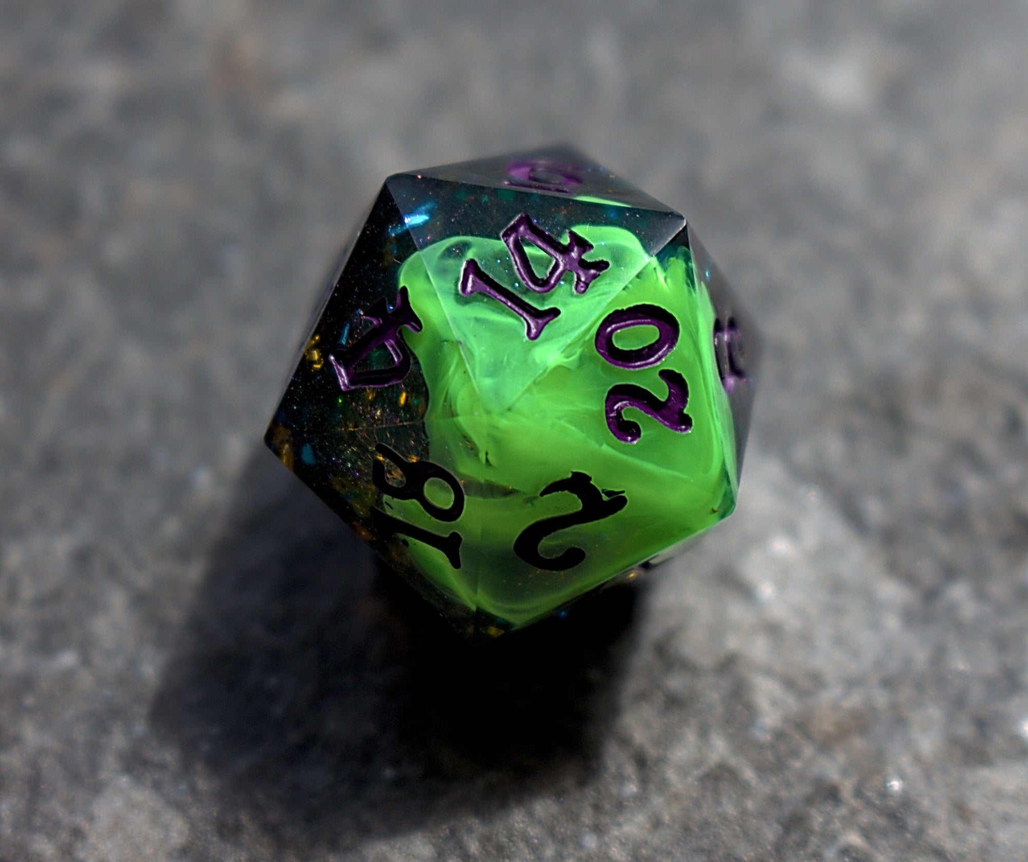 Cauldron Smoke Sharp Edge Dice Set