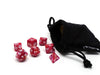 Scarlet Shimmer Dice Collection - 7 Piece Set