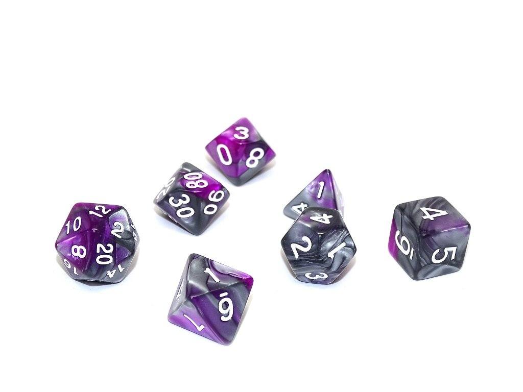 Purple and Grey Granite - 7 Piece Set