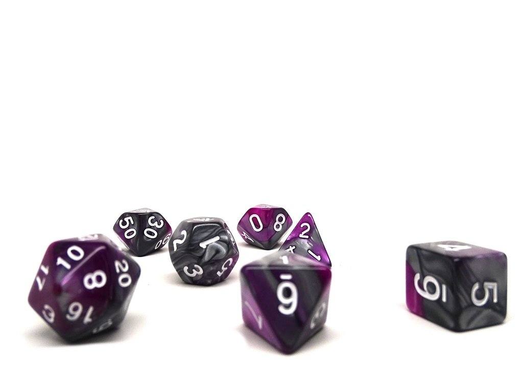 Purple and Grey Granite - 7 Piece Set