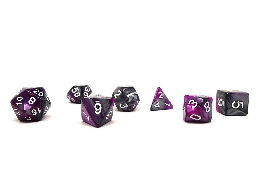 Purple and Grey Granite - 7 Piece Set