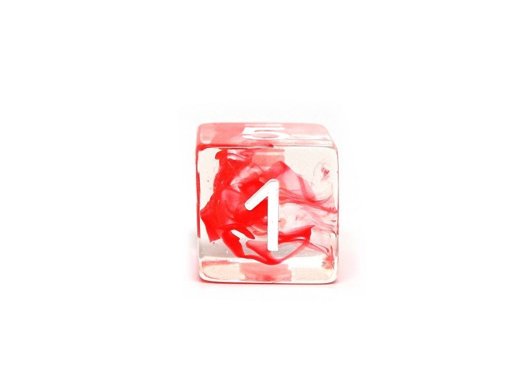 Red Glacier Dice - 7 Piece Set