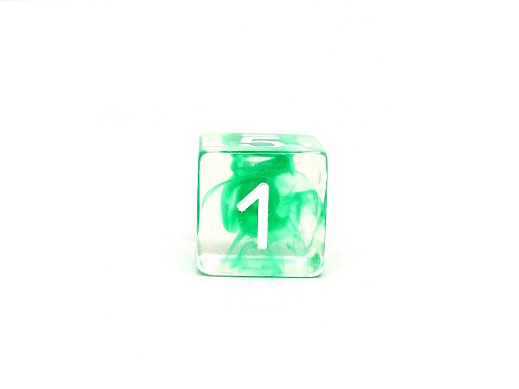 Green Glacier Dice - 7 Piece Set