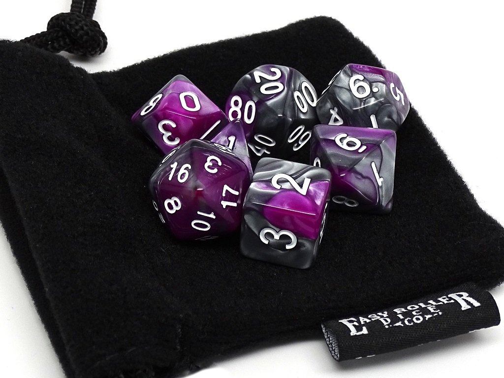 Purple and Grey Granite - 7 Piece Set