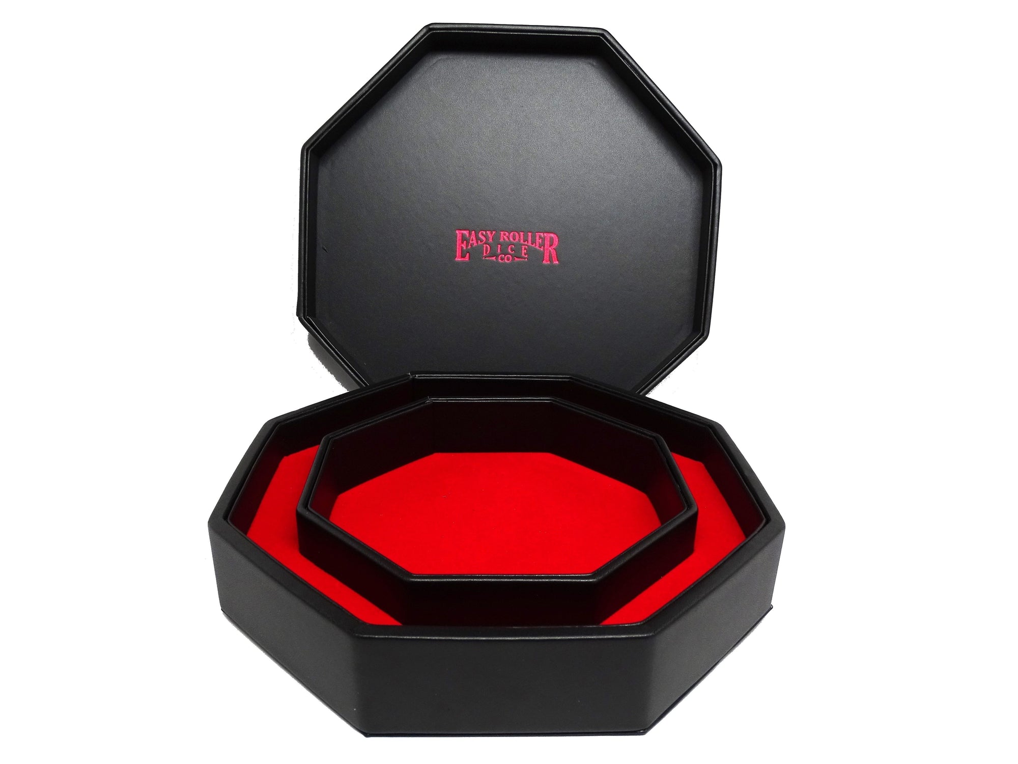 Ouroboros Dice Tray With Dice Staging Area and Lid