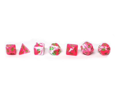 Pink Punch Dice Collection - 7 Piece Set