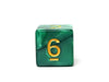 Emerald Marble Dice Collection - 7 Piece Set