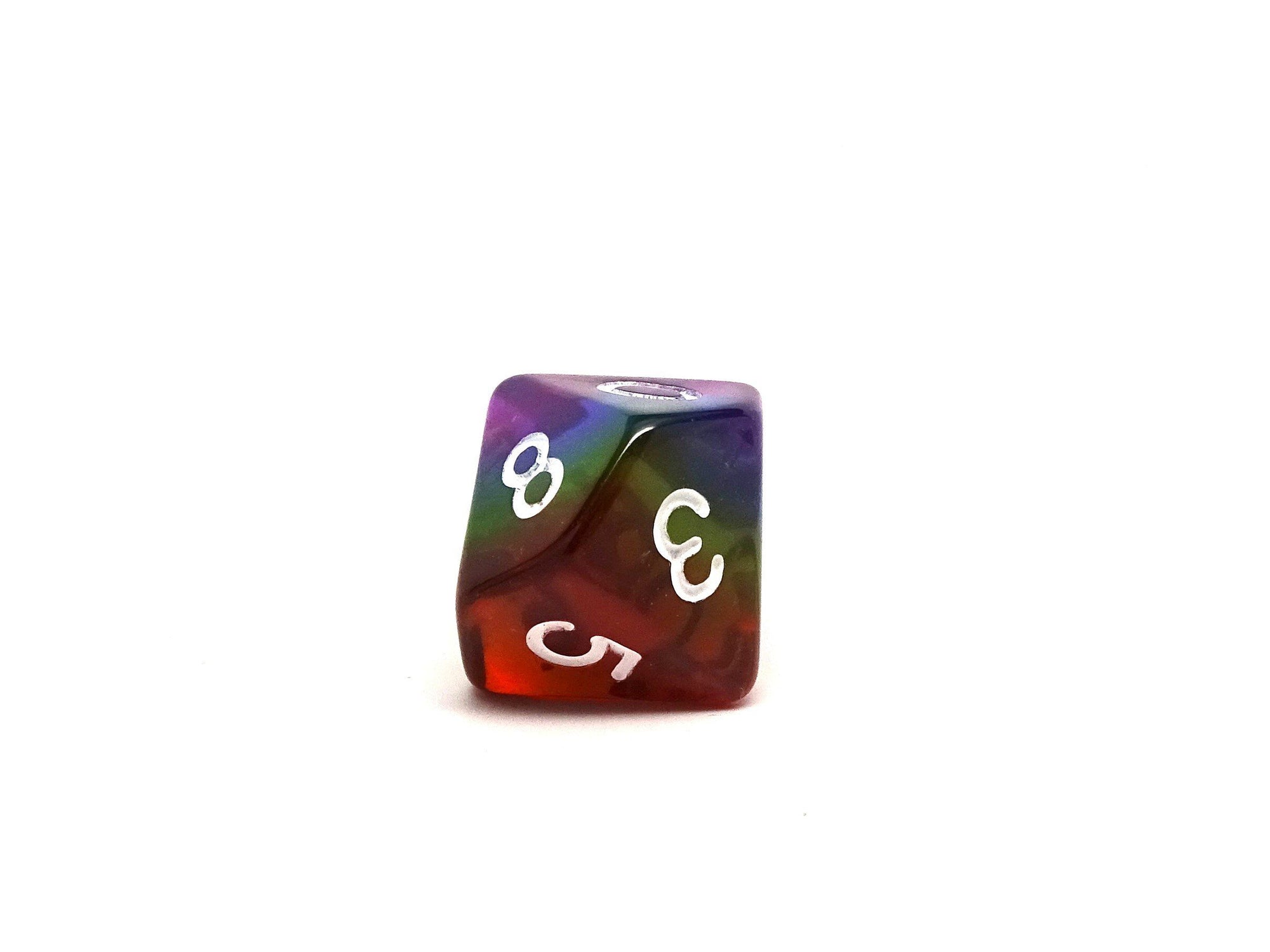 Rainbow Prism Dice Collection - 7 Piece Set
