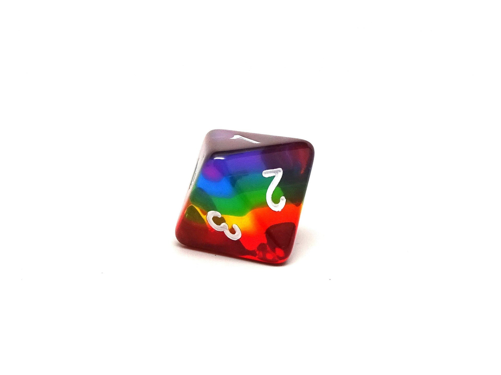 Rainbow Prism Dice Collection - 7 Piece Set