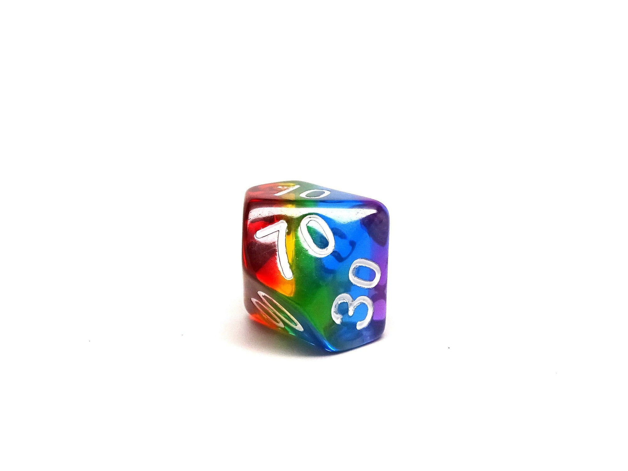 Rainbow Prism Dice Collection - 7 Piece Set