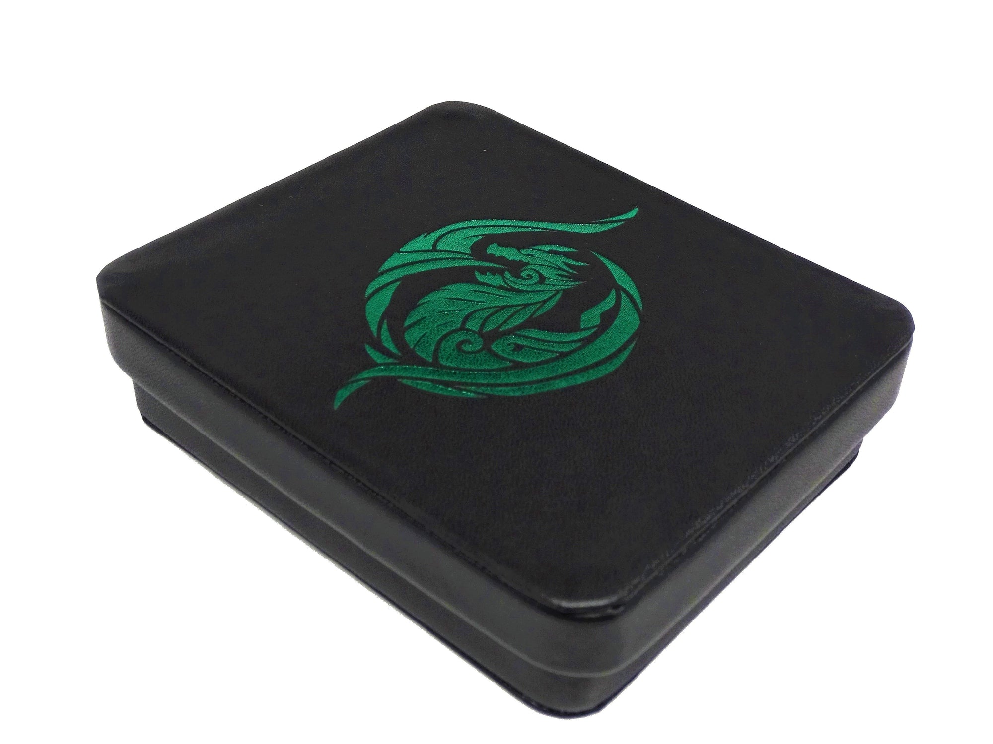 Dice Display and Storage Case - Green Dragon's Breath Design