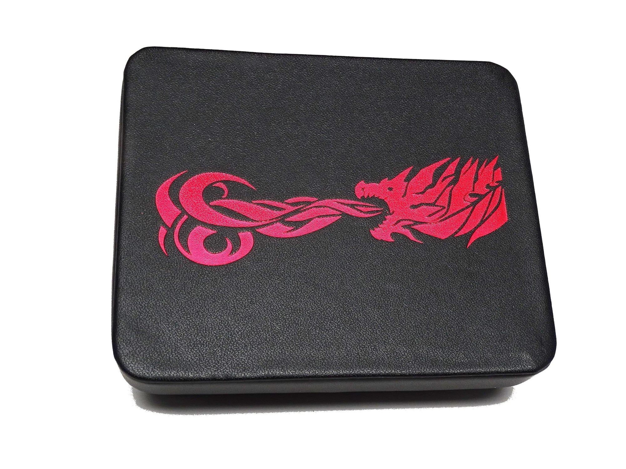 Dice Display and Storage Case - Red Dragon Design