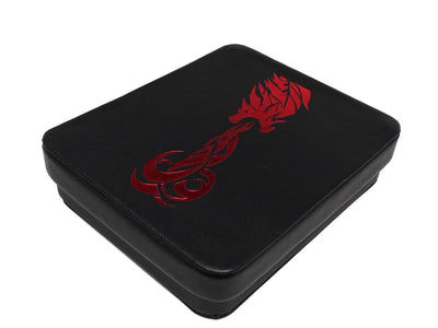 Dice Display and Storage Case - Red Dragon Design